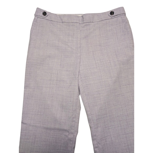 Ann Taylor Pants - Ann Taylor Women's Dress Pants Purple Plaid Stretch Size 6 Career Summer Event